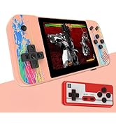 Retro Handheld Game Console, 3.5-inch HD Screen, 800 Classic Games, Single Player or 2-Person Gam...