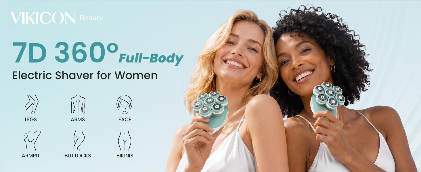 Electric shaver for women