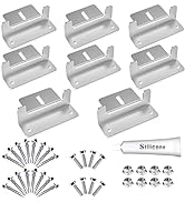 POWOXI Solar Panel Mounting Brackets, Aluminum Anti-Corrosion Mounting Brackets for RV, Trailer, ...