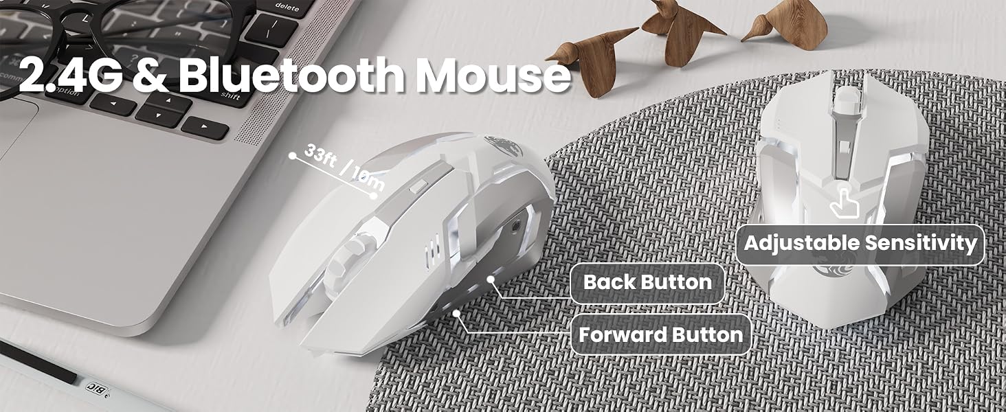 light up keyboard and mouse wireless