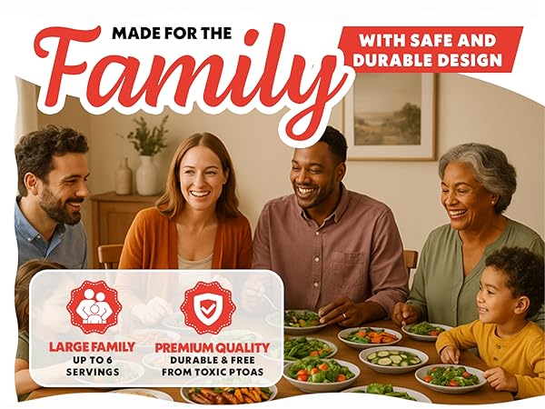 Family size cooking appliance 
