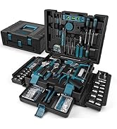 Sundpey 379-PCs Home Tool Kit - Protable Complete Household and Auto Repair Tool Set - Hand Gener...