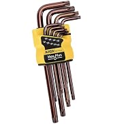 Fancytool Torx Key Set Star Wrench S2 Steel T10–T50 – 9PCS Torx Allen Wrenches, Industrial Grade ...