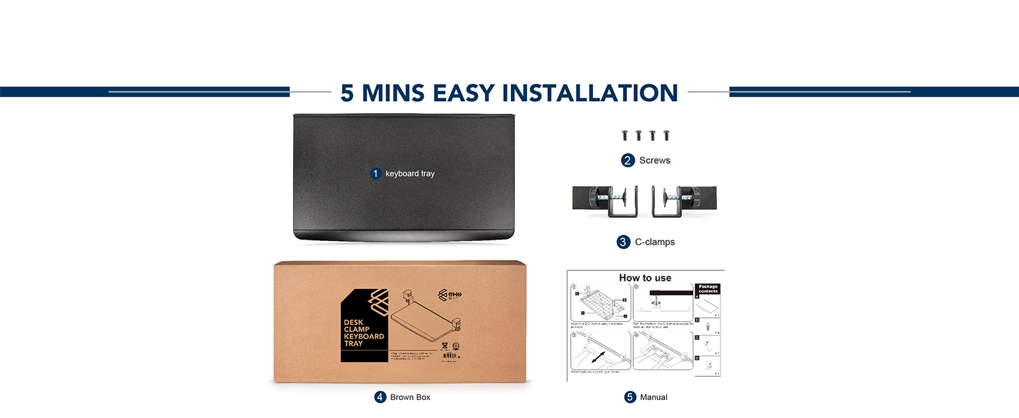 5 mins installations