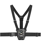 Losfom Body Camera Vest Mount,Adjustable Chest Strap Belt for All Brand Body Worn Camera,Dual Sho...