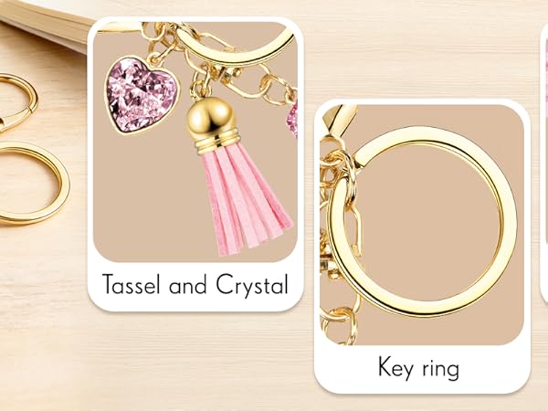 bag charms womens keychain