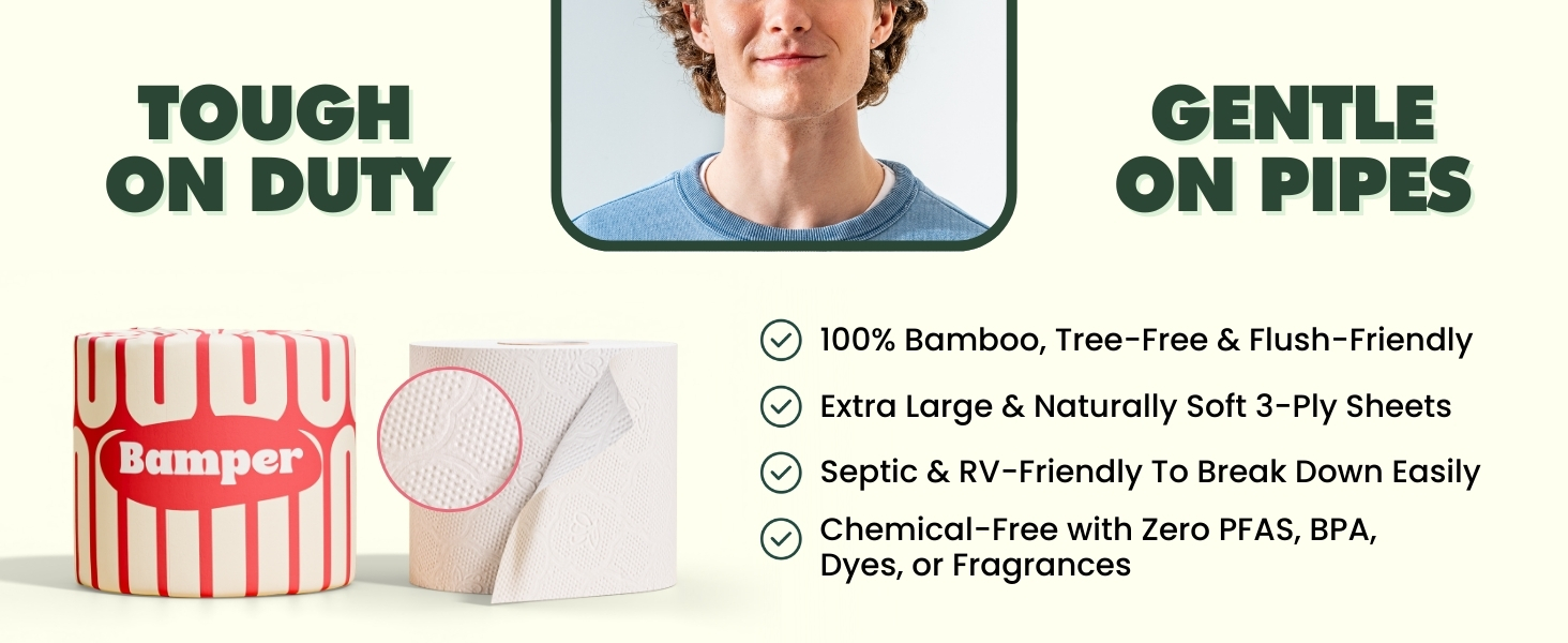 Naturally soft bamboo tp