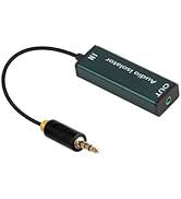 YANBORONSN 3.5mm Ground Loop Lsolator, 3.5mm hum Eliminator,3.5mm Noise Lsolator, Automotive Ampl...