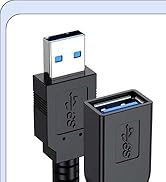 VoroDcip USB Extension Cable 3ft 2 Pack, USB 3.0 Extender Cord 5Gbps Data Transfer &amp; Fast Chargin...