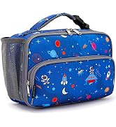 FlowFly Kids Lunch box Insulated Soft Bag Mini Cooler Back to School Thermal Meal Tote Kit for Gi...