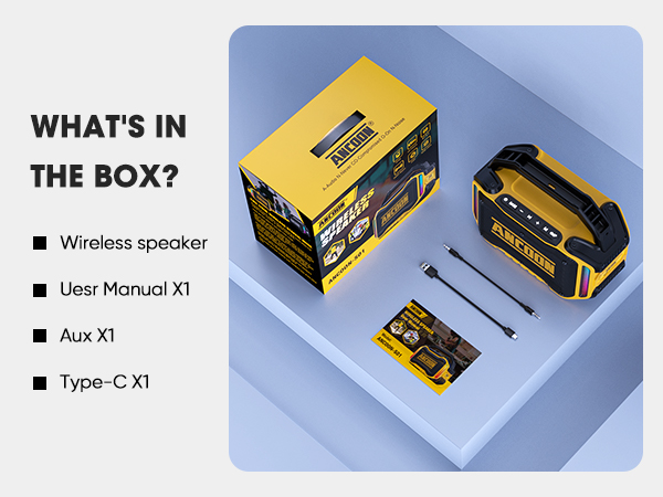 construction bluetooth speaker