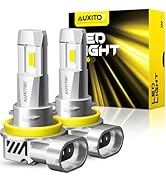 AUXITO H11/H8/H9 Fog Light Bulbs LED Bulbs 20000LM Cool White Light Bulbs, Plug &amp; Play, Pack of 2