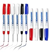 LYXMYGS 10 Pcs Long Head Deep Hole Marker, 35MM Long Nib Marker, Multi-purpose Deep Hole Markers ...
