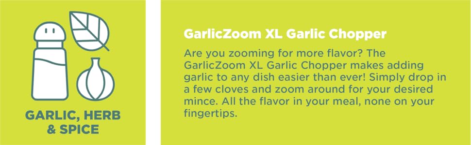 Chef&amp;#39;n GarlicZoom XL Garlic Chopper &amp;amp; Mincer