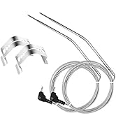 Stanbroil Waterproof Thermometer Meat Probe and Clip Replacement for Thermopro TP20, TP17, TP16, ...