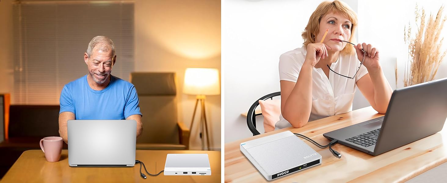 This DVD player for pc allows you to play the classical CDs and enjoy classic films at home office.