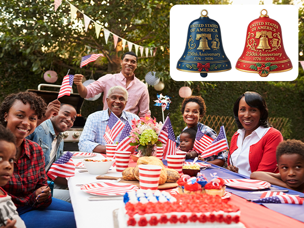 usa 250th anniversary ornament