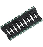 10 Pairs 12V Male &amp; Female 2.1 x 5.5 MM DC Power Jack Plug Adapter Connector for CCTV Camera by M...