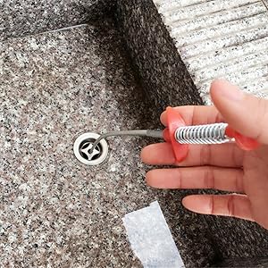 Long handled reacher grabber tool flexible grabber claw pick up tool for sink and tub drains