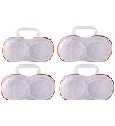 GUOZCARAY 4Pcs Bra Mesh Laundry Bags for Delicates with Premium Zipper Bra Washing Bag for Laundr...