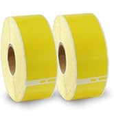 BETCKEY - Compatible DYMO 30252 (1-1/8" x 3-1/2") Address &amp; Barcode Replacement Labels - Compatib...