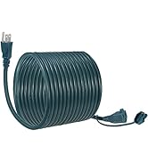 26FT Green Outdoor Extension Cord - Green Heavy Duty Outdoor Extension Cord,Green Garden Extensio...