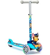 Voyager - Self-Balancing Toddler Kick Scooter, 3-Wheel Scooter with Light-Up Wheels, Extra Wide D...