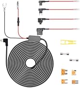 MONDGE Dash Cam Hardwire Kit Mini USB Hard Wire Kit with 12V-24V to 5V Car Dash Camera Power Cord...