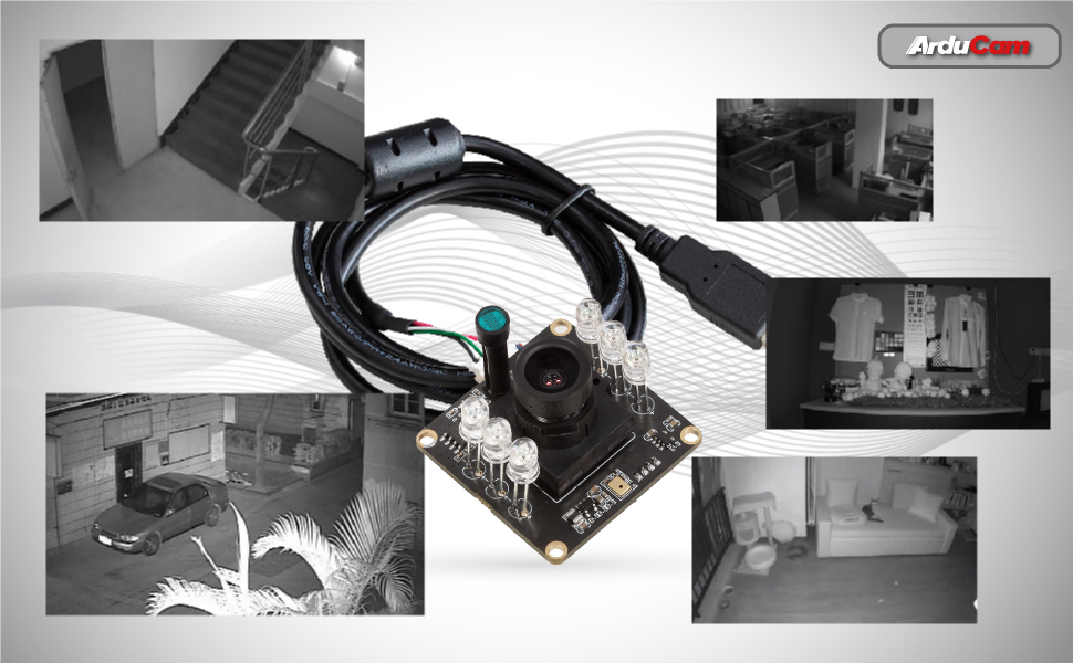 Arducam 1080P Automatic IR-CUT Switching USB Camera B0205