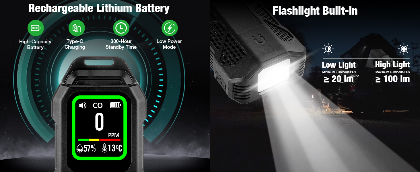 Portable Carbon Monoxide Detector