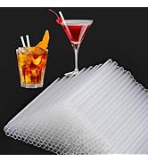 [500 Pcs] 5 Inch Clear Drinking Straws - 0.24'' Diameter Disposable Plastic Straw for Coffee and ...