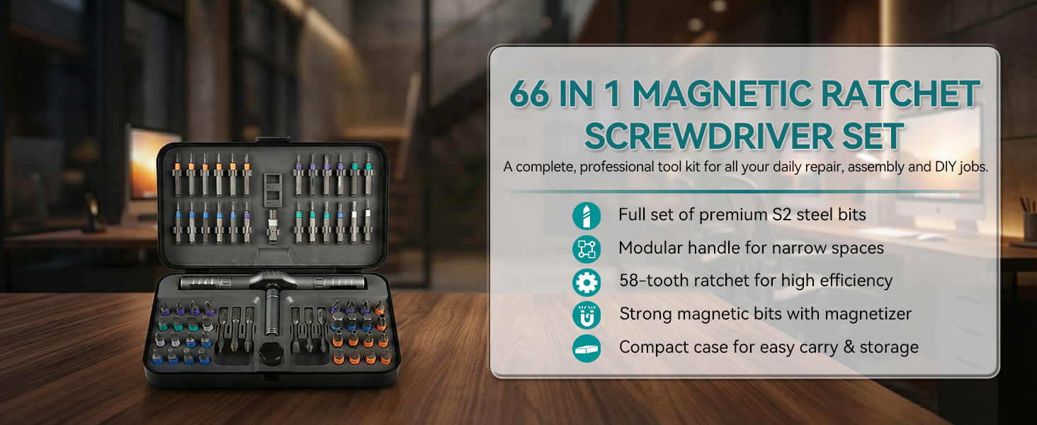 Ratchet Screwdriver Set