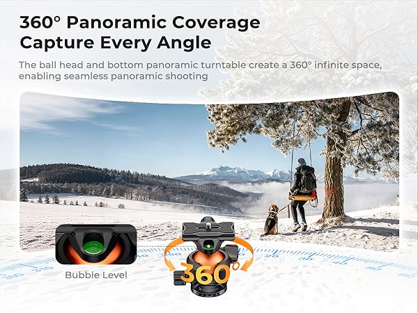 K&amp;F CONCEPT 73" Aluminum Compact Camera Tripod