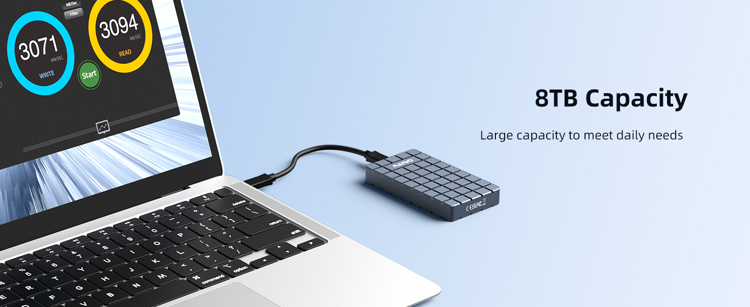 2280 nvme enclosure USB4.0 to m.2 ssd enclosure adapter case reader