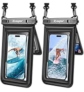 [Up to 8.5''] Waterproof Phone Pouch Floating, Double Bags Waterproof Phone Case with Lanyard for...