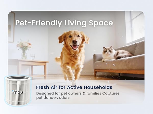 YADU air purifier for dorm room
