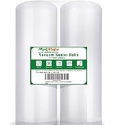 MakMeFre 2 Pack 11x50 Vacuum Sealer Bags Rolls for Food,Commercial Grade, BPA Free,Puncture Preve...