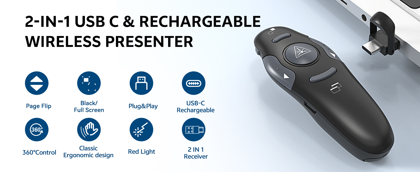 wireless presentation clicker