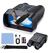 Night Vision Goggles, 4K Night Vision Binoculars for Adults 4.5'' HD Screen 32GB Card 8X Zoom for...