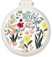 Mini hairbrush, pocket hairbrush with mirror, portable for purse/pocket, travel size (Small white...