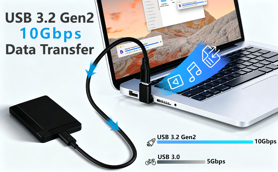 right angle usb a to usb c