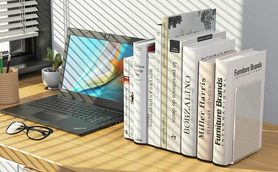 bookends book ends holder stoppers shelf stand organizer clear holders shelves bookend acrylic