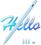 Stylus Pen for iPad 2024-2018 with Faster Charge,Tilt Sensor Battery Indicators Pencil for Apple ...