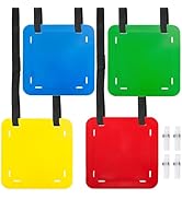 Tebery 4 Pcs Soccer Goal Target, Goal Shooting Training Targets with Adjustable Straps, Hanging F...