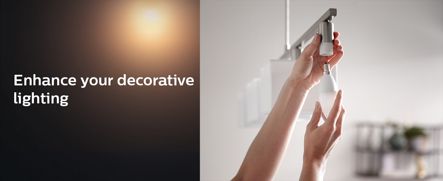 Philips;Hue;Candle;E12;LED;smart lighting;smart home;app controlled;white ambiance;lamps;bluetooth