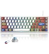 womier M68 HE V2 60% Wired Mechanical Keyboard with Adjustable Actuation,Magnetic Gaming Keyboard...