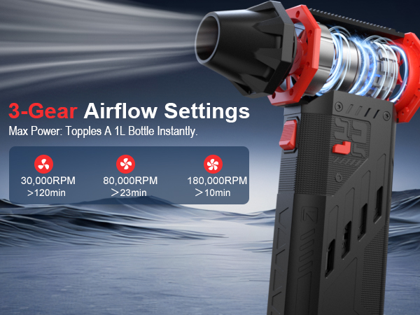 3-gear airflow settings