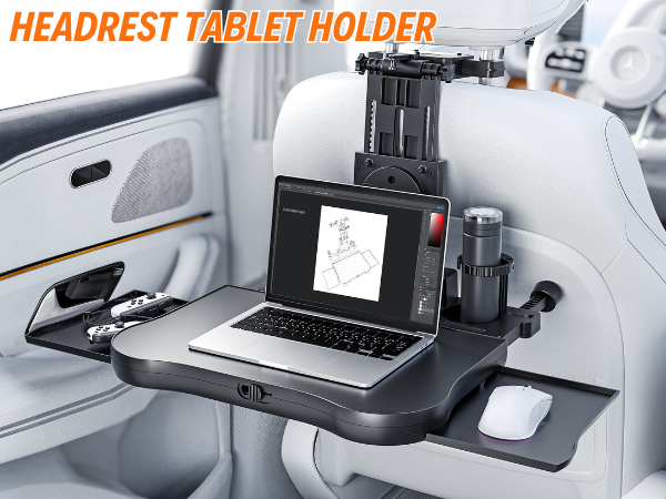 headrest tablet holder