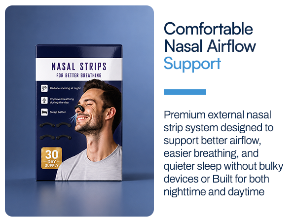 nasal strips for breathing and snoring