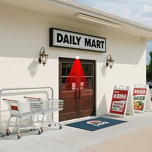 Zanbayki Motion Sensor Doorbell | 50 Ringtones+Night Light | 4 Volumes &amp;amp; Dual Modes